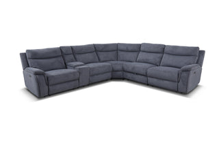 Bentley Electric Corner Recliner - Dark Grey